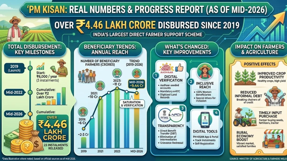 PM Kisan: Over ₹4.27 Lakh Crore Disbursed Since 2019 — 2026 Progress Report